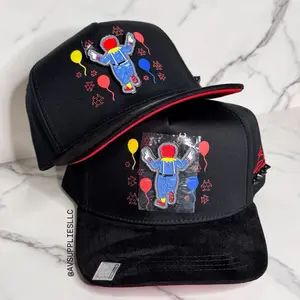 Payaso Black SnapBack for Men - Snap-Back Design, Casual Style