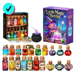 Witch Magician Magic Potion Bottle Set, Steam Science Experiment Toy, Natural Phenomenon DIY Toy, Interactive Activity, Magic Gift for Kids Aged 6+, Includes Box