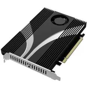 Sabrent 4-Drive NVMe SSD PCIe 4.0 X16 Adapter Card with Active Cooling
