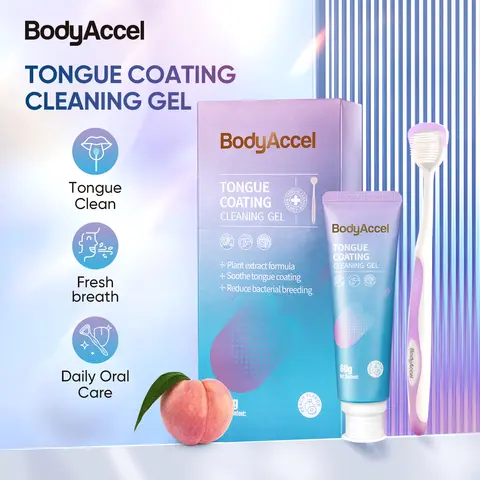 【BodyAccel】 Tongue Cleaning Gel Bundle  for Refreshing Oral-max