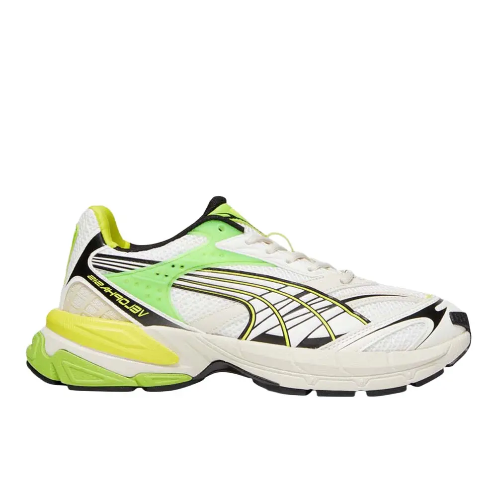 PUMA Mens Velophasis Technisch Lace Up Sneakers Shoes Casual - Off White