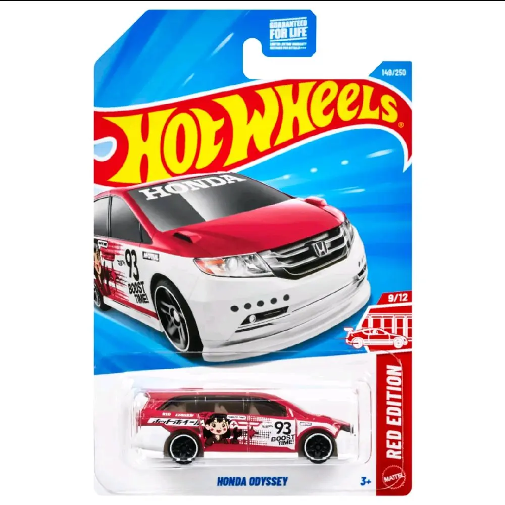 Hot Wheels 2026 Target Red Limited Collector's Edition 9 of 12 Honda Odyssey Model Car, Model Cars, 2026 Target Red Edition
