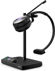 Yealink WH62 Mono UC Wireless Noise Canceling Headset - Connects and Works with USB Enabled Deskphones, Computers and Softphones.