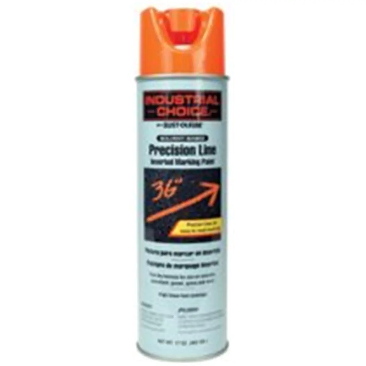 Rust-Oleum 647-203027 Fluorescent Orange Solvent-Based Marking Paint - 17 oz, Easy-to-Use with Locking Tip, Best Resistance Against Chalking, for Construction/Excavating Sites (Concrete, Pavement)