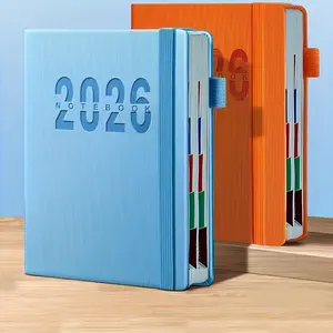 2026 Daily Planner Journal Calendar – 1 Page per Day, 365-Day Visual Time Blocking Layout, 400 Pages Thick, Easy-Clean Paper – Productivity Organizer & Habit Tracker for Students, Professionals & Routine Planning Planner Notebook