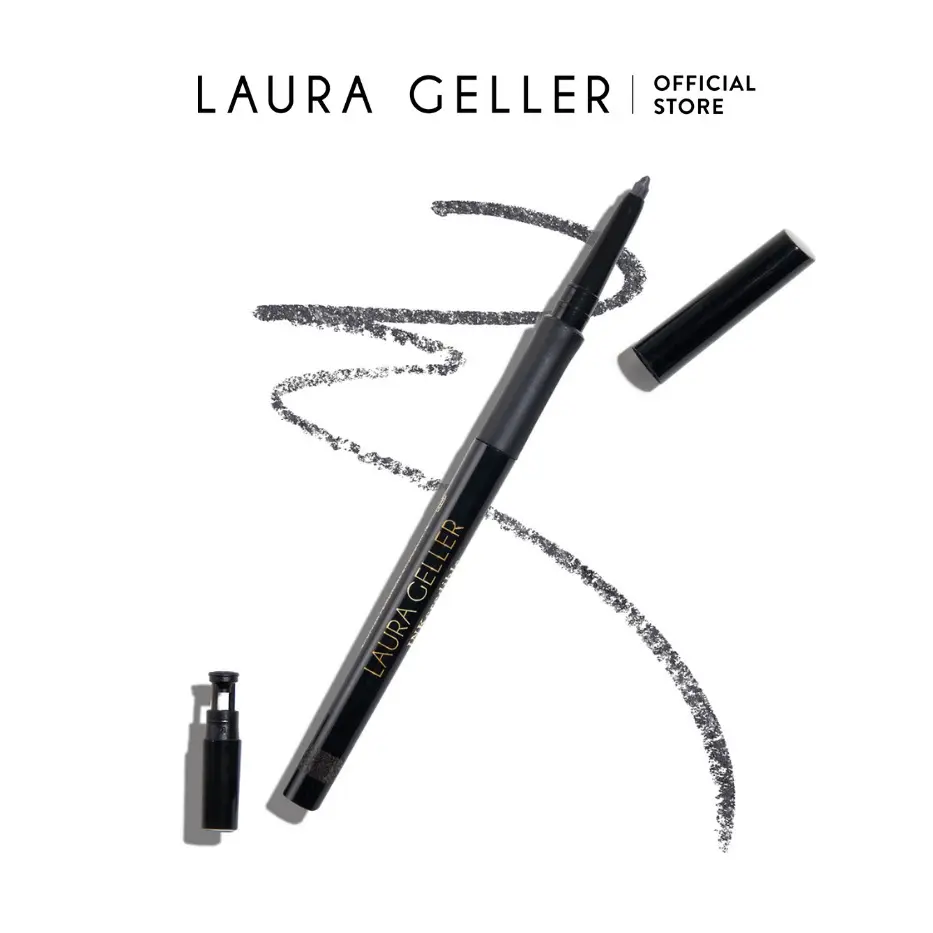 Laura Geller INKcredible Waterproof Gel Eyeliner Pencil with Built-in Sharpener for Precision and Staying Power Cosmetic