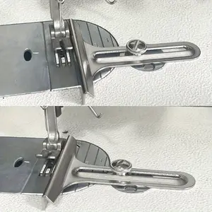 1pc Type Sewing Edge Guide with Two Thumb Screws, Suitable for General Sewing Machine Accessories for Home Sewing Machine and Computer Flatbed Industrial Sewing Machines.