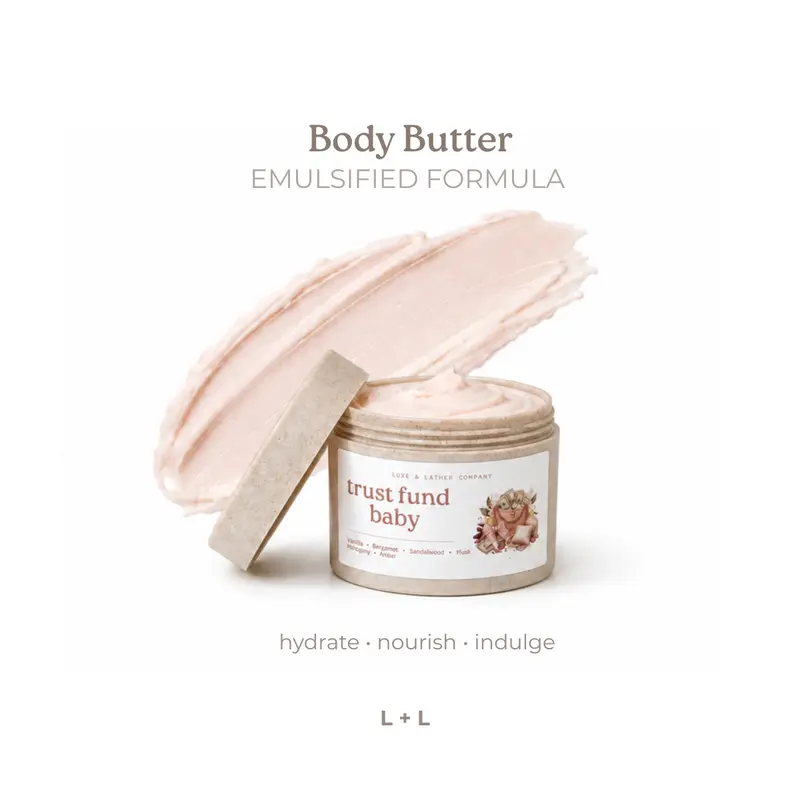 Body Butter, Emulsified Formula, Non-Greasy, Ultra Moisturizing