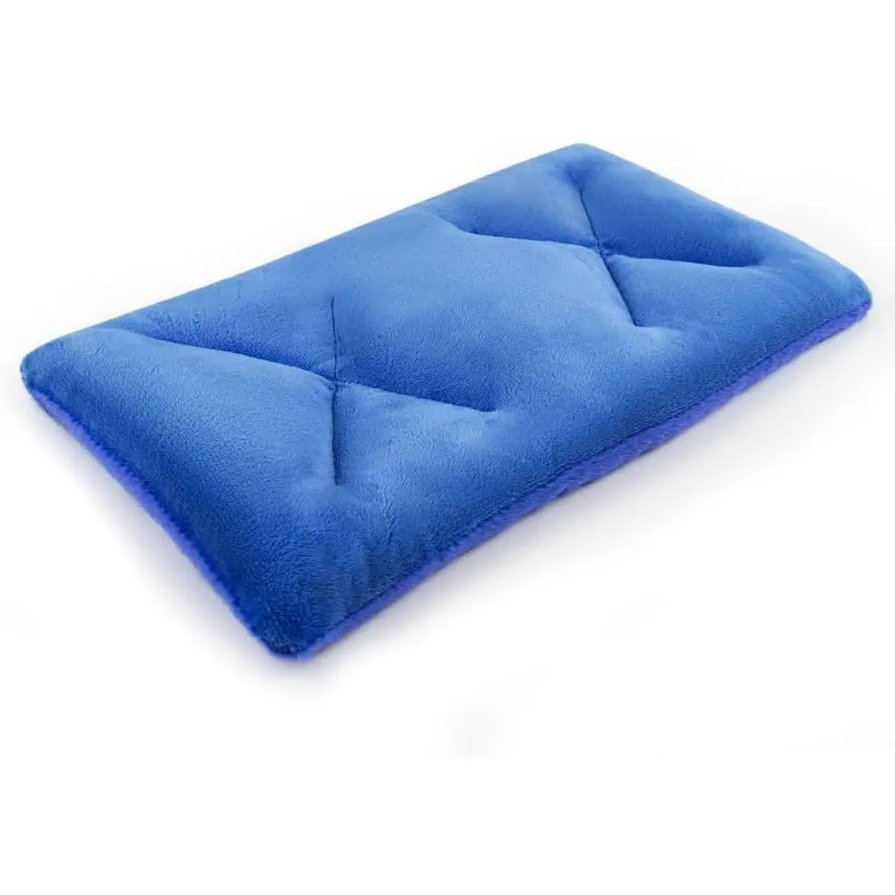 Microwave Heating Pad for Pain Relief, 6 x 12 Microwavable Moist Heat Pads for Neck, Shoulder, Back, Knee, Period Cramps, Rice Heat Pack Hot & Cold Compress Reusable & Portable, Blue