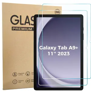 ProCase 2 Pack Screen Protector for Galaxy Tab A9 Plus 11 Inch 2023, HD Clear Tempered Glass 9H Film Guard for 11" Tab A9+ 5G Tablet (SM-X216B)