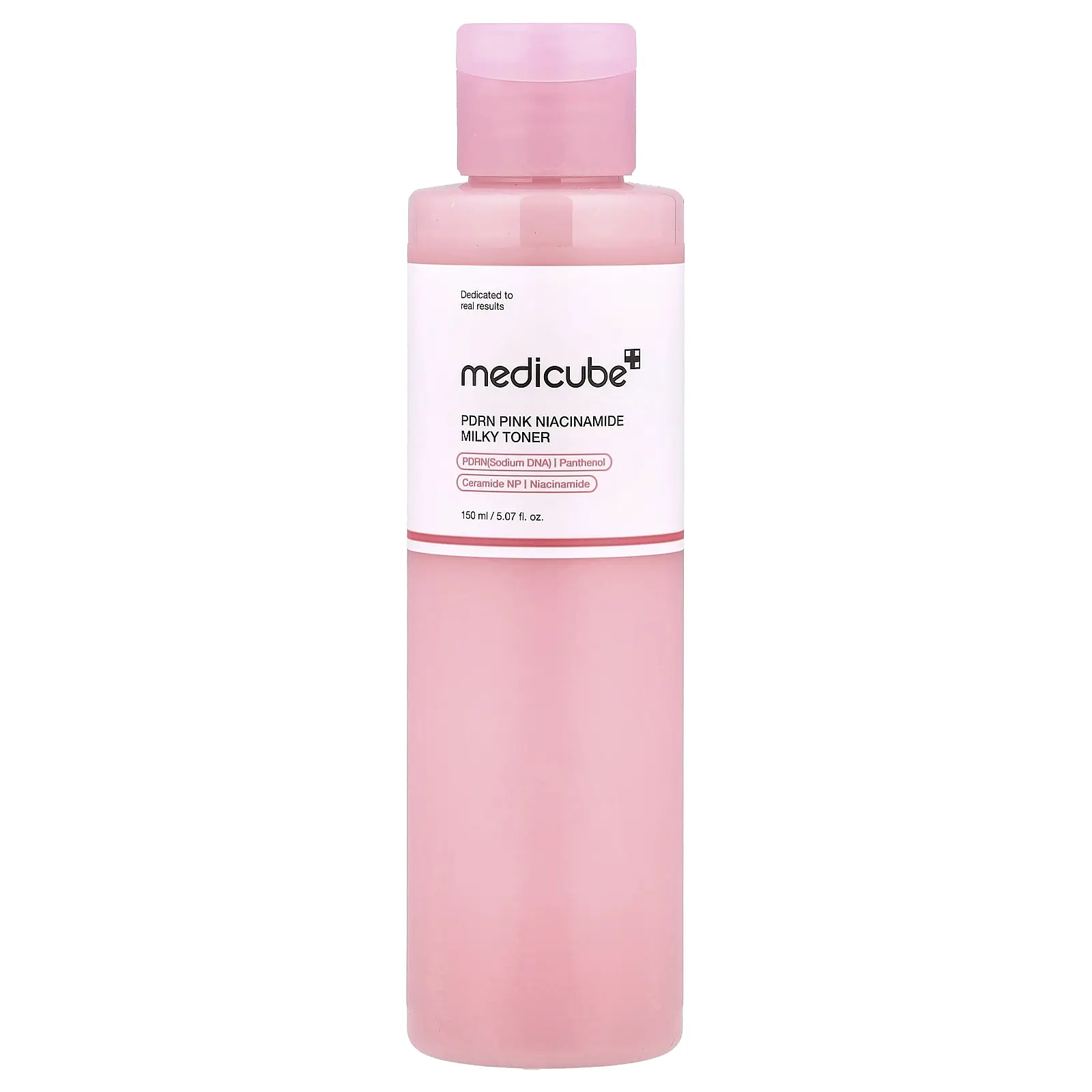 Medicube PDRN Pink Niacinamide Milky Toner, 5.07 fl oz (150 ml)