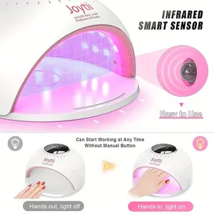 BeautyDAO 82W Professional UV LED Nail Lamp - Automatic Sensor Nail Dryer with 3 Timers, LCD Display, and Gel Nail Polish Curing Function for Manicure and Pedicure - Joytii Brand with Advanced Nail Art Technology You deserve it
