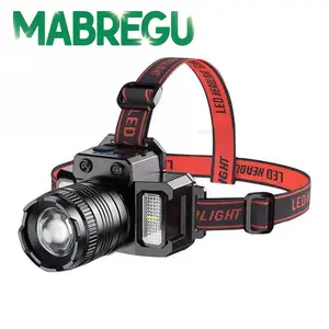 MABREGU Motion Sensor LED Headlamp Super Bright, Long-Lasting Rechargeable Headlight for Fishing, Outdoor & Work