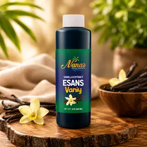 Nanas Esans Vaniy – Vanilla Extract 8oz