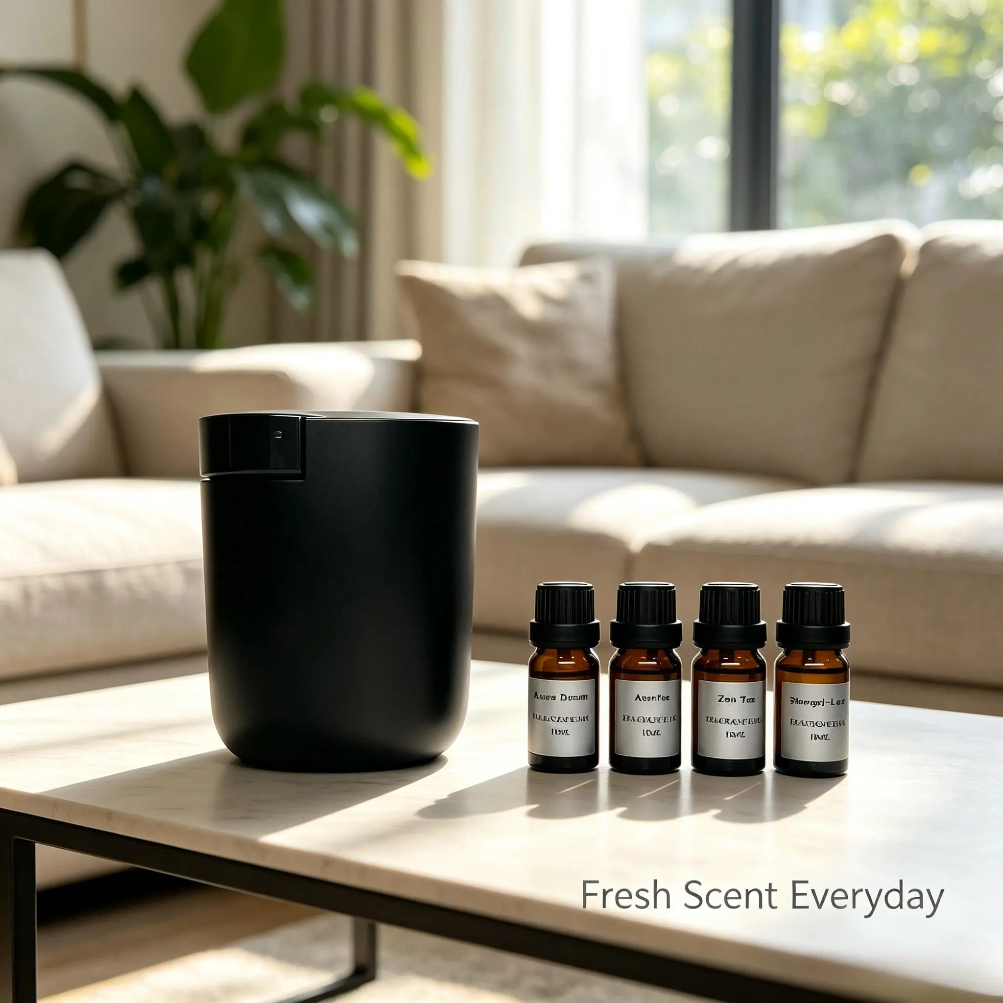 <Cozaxomu> Hotel-Inspired Plug-in Essential Oil Diffuser - Portable, Ultra-Compact Aroma Diffuser with Premium Bundle for Dorm, Travel