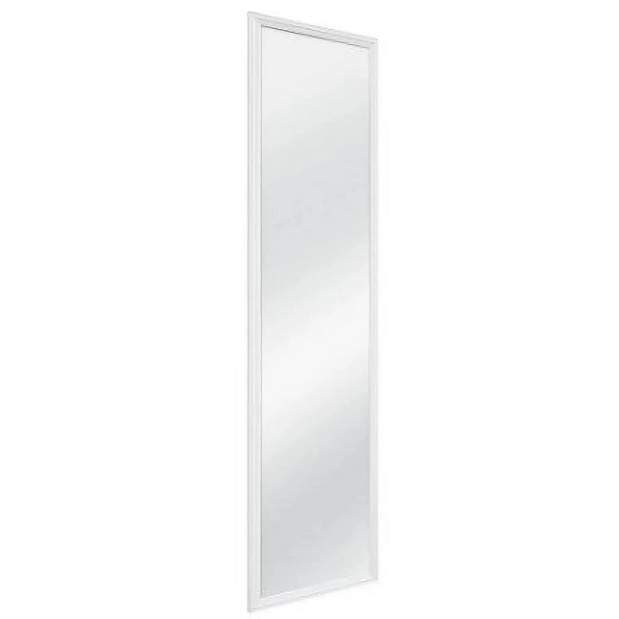 Mainstays 13" x 49" White Over the Door Mirror