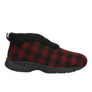 Easy Spirit Womens Treepose Cozy Slip On Casual Slippers Casual - Black, Red