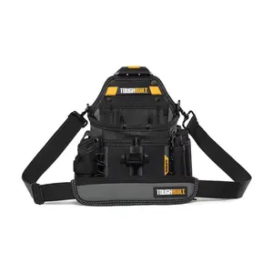 Electrician Tool Pouch, 21-pocket Tool Bag with Adjustable Shoulder Strap, Tool Organizer for Professional Electricians, Heavy-duty Tool Bag, Tool Storage Bag