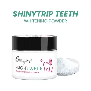 WHITE Tooth Powder - Instant Whitening Powder for Cleansing Teeth, Deep Cleaning, No Sensitivity - Enamel-Safe and Brightening Toothbrush Cleanser Toothpaste Hygiene Oral