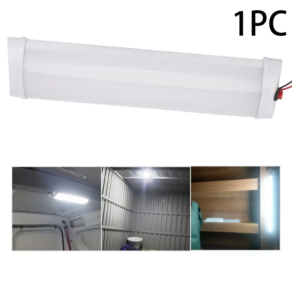12V 72LED Car Interior Light, Ultra-Bright LED Dome Ceiling Lamp with On/Off Switch, No Dark Areas Light for Van Truck RV Trailer, Car Interior Lighting