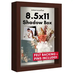 Token Shadow Box Guest Book | With Mat | Interactive Display | Celebration Decor
