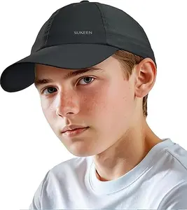 Sukeen Lightweight Kids Baseball Caps for Boy Girls, UPF50+ Kids Sun Hat Quick-Dry Youth Performance Hat for Outdoor Activity