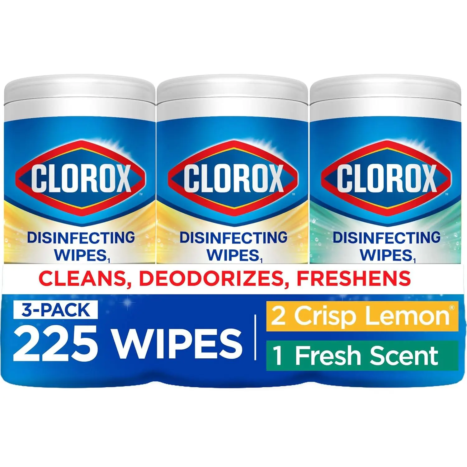 Clorox Disinfecting Wipes Back to School Variety Pack, 75 Count Each, Pack of 3 (Package May Vary)