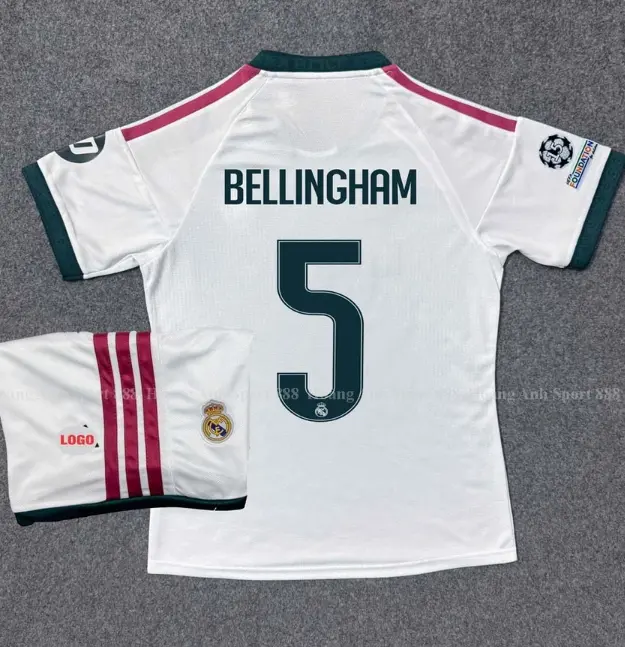White Gold Soccer Uniform Set – Lightweight Quick-Dry Football Kit for Adults