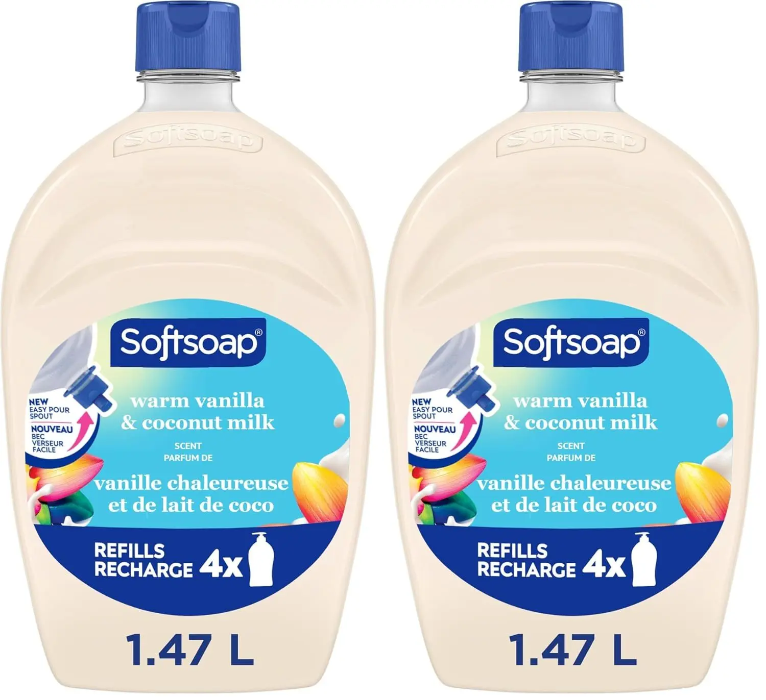 Softsoap Antibacterial Hand Soap Refill, White Tea & Berry Scent, 50 fl oz