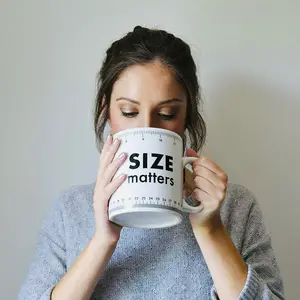 JUMBO 32oz Size Matters ceramic MUG. Great Mother’s Day Gift!!