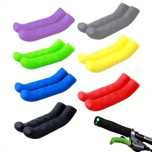 Bicycle Brake Lever Cover, 1 Pair Silicone Bicycle Brake Lever Protector, Universal Bicycle Brake Lever Cover for Most Bicycles Bike Accessories