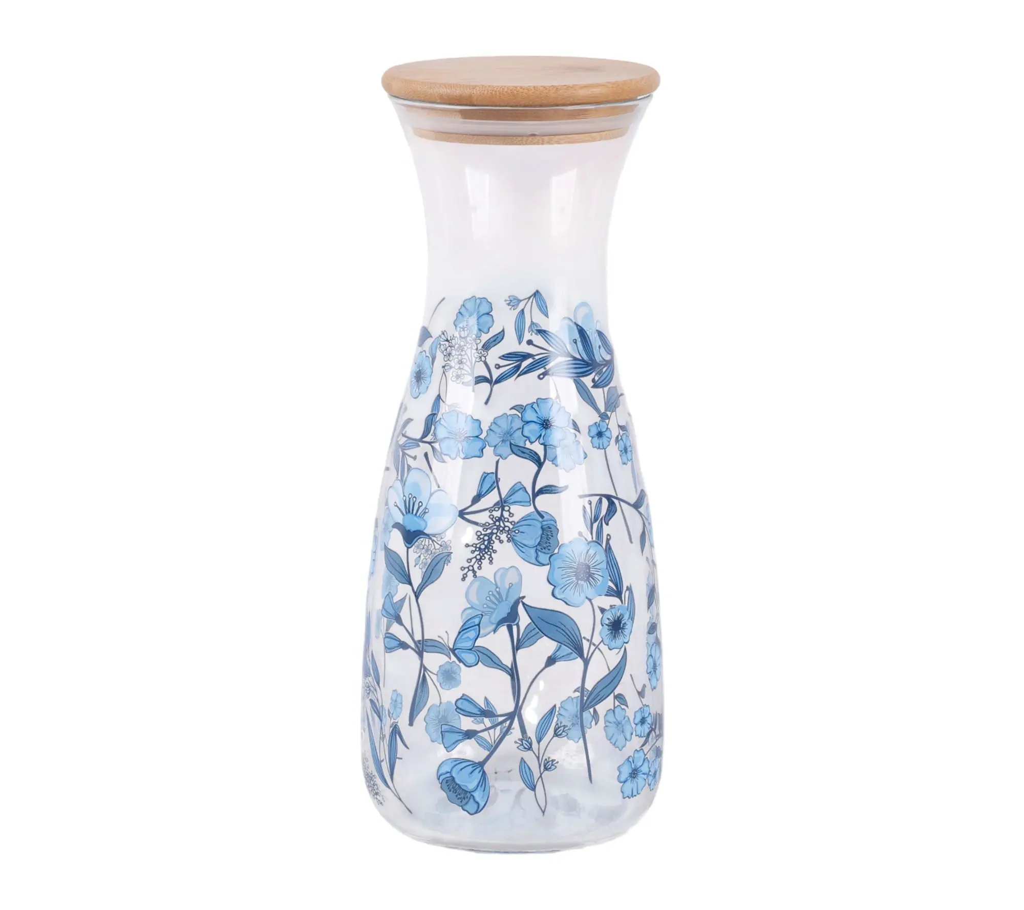 Temp-tations 40oz Glass Carafe with Bamboo Lid