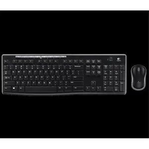 Logitech Wireless Combo with Multifunctional Wireless Ergonomic Keyboard, Optical Sensor Mouse – Compact, Battery-Powered Music Accessory, Portable Setup, Convenient Shortcut Keys