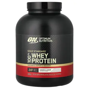 Optimum Nutrition Gold Standard® 100% Whey Protein, Cookies & Cream, 4.65 lb (2.1 kg)