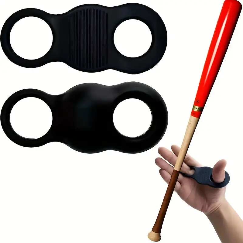 2pcs Black Silicon Baseball Thumb Guards, Protective Swing Trainer for Baseball Practice, Sturdy Portable Accessory for Young Athletes, Portable Training Tool, Practice Accessory, Sturdy Construction