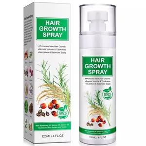 10in1 Hair Growth Spray with Castor Oil, Batana Oil, Rosemary Oil, Biotin, Rice water oil , ginger extract, peppermint oil ,caffeine , onion oil , lavender oil , encourages new hair growth and thickness , boost volume