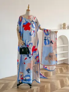 Women's Floral Print Long Scarf & Tote Bag, Boho Style Casual Soft Floral Pattern Shawl & Handbag, Fashion Accessories for Women & Girls