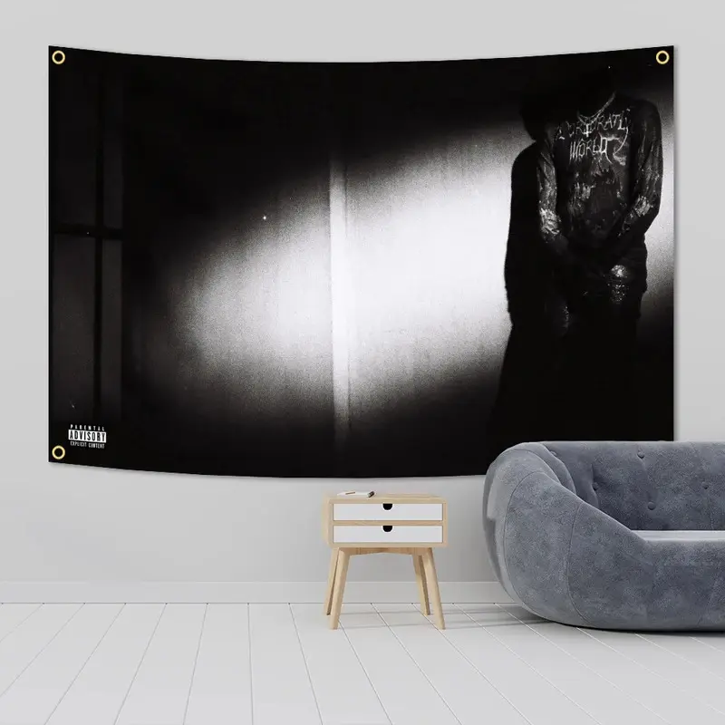 40IN*60IN Destroy NoStylist Flag Classical Music Lonelys Tapestry Poster Banner For Bar Beer House College Dorm Room Man Cave Tailgates, Decor, Room Decor, 80G