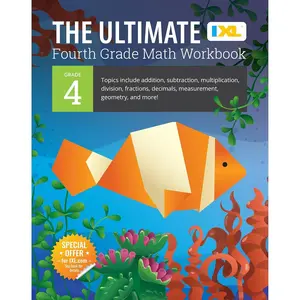 IXL The Ultimate 4th Grade Math Workbooks, Mathematics Book for Kids Ages 9-10 Covering Addition, Subtraction, Multiplication, Division, Fractions, Decimals, Geometry, and More Paperback – December 1, 2019