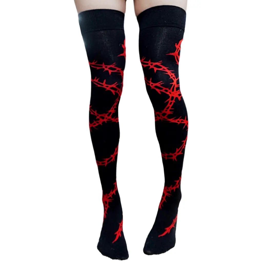 Thorn Thigh High socks