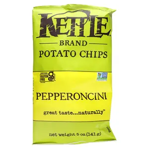 Kettle Foods Potato Chips, Pepperoncini, 5 oz (141 g)