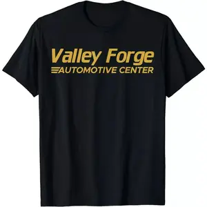 Valley Forge Automotive Center T-Shirt For Men Unisex Car & Tires Humor Graphic Tee Shane Gillis TV Series Streetwear Crewneck Casual Top Tee Cotton Outfits