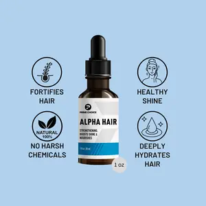 Alpha Hair, Strengthening, boosts shine and nourishes hair with natural oils, Grape Seed oil, Made in the US