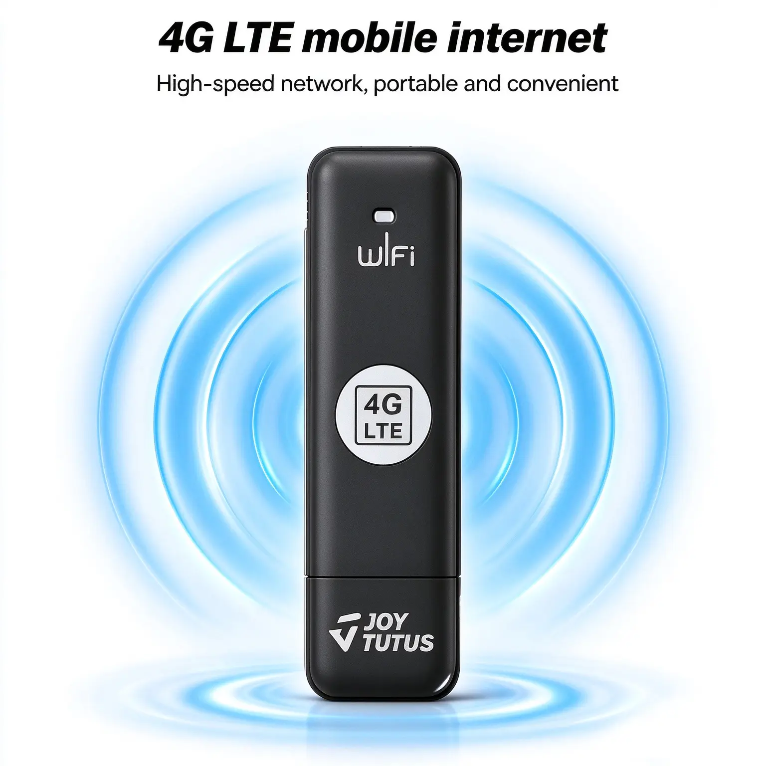 Joytutus Unlocked 4G LTE Portable WiFi 6 Hotspot Router, 150Mbps Pocket WiFi USB Dongle Adapter, Wireless Internet for Car, Travel, Laptop & PC, Requires Separate Data SIM Card