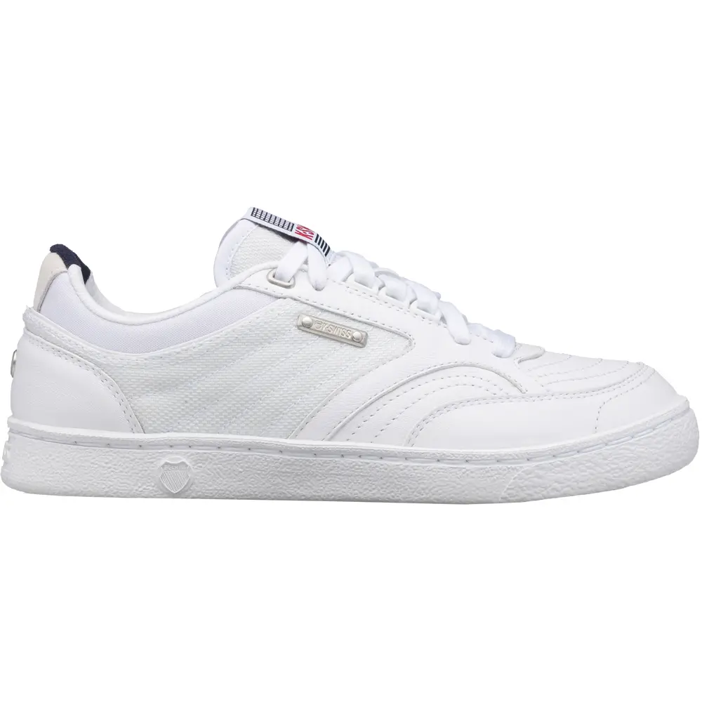K-Swiss Womens Ambassador Elite Lace Up Sneakers Shoes Casual - White K-Swiss Womens Ambassador Elite Lace Up Sneakers Shoes Casual - White