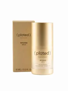 Plated Intense Serum - Revolutionary Renewosome™ Exosome Technology for Fine Lines Wrinkles Dark Spots & Redness Reduction 15 mL - Gentle, Fade Dark Spots, Daily