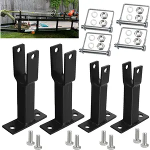 2-Set of Heavy Duty W/Hardware Racks Holder Carrier for Weeder/Extended Trimmer, Straight Shaft Weed-Eater Securely Transport, Lockable Racks, Trailer Trimmer Rack, Weed Eater Rack