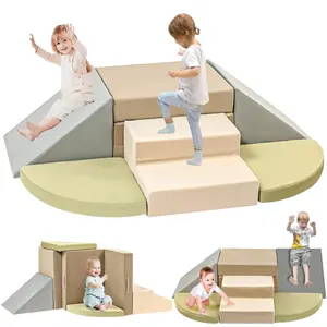 TikTokShopBlackFriday Climbing and crawling activity play set - climbing foam shape toys for toddlers soft area climbing building blocks, baby, waterproof and easy to clean Playpen Back to school