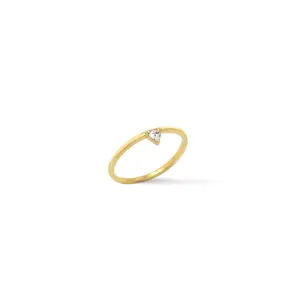 Skinny Trillion Ring in 18K Gold Vermeil