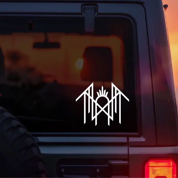 Sleep Token Logo Vinyl Car Decal – Alternative Metal Band Symbol Sticker for Car Window Laptop Tumbler – Worship Inspired Music Decal for Sleep Token Fans